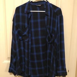 Express Plaid button up